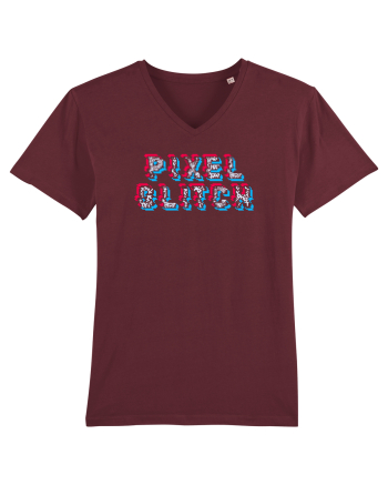 Pixel glitch  Burgundy