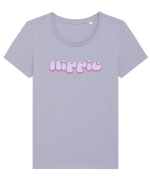 Hippie  Tricou mânecă scurtă guler larg fitted Damă Expresser