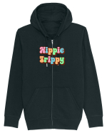 Hippie Trippy Hanorac cu fermoar Unisex Connector