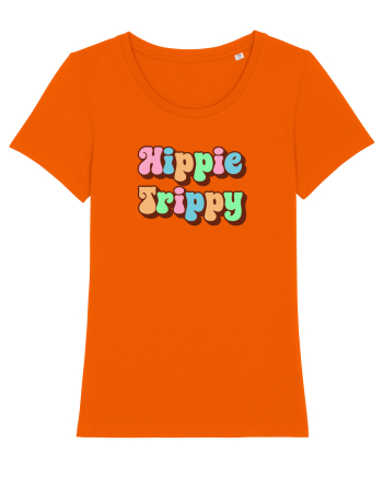 Hippie Trippy Bright Orange