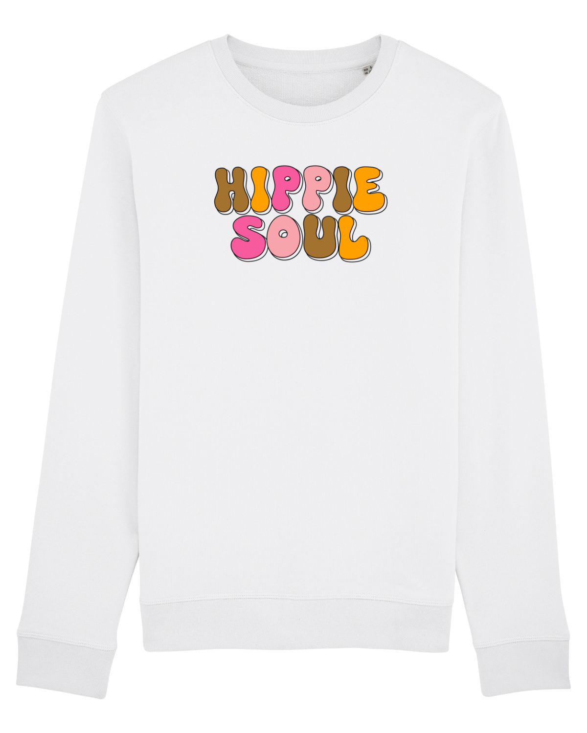 Bluză mânecă lungă Unisex Rise White