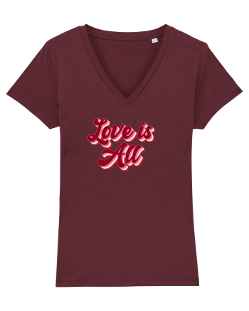 Love is  all Burgundy