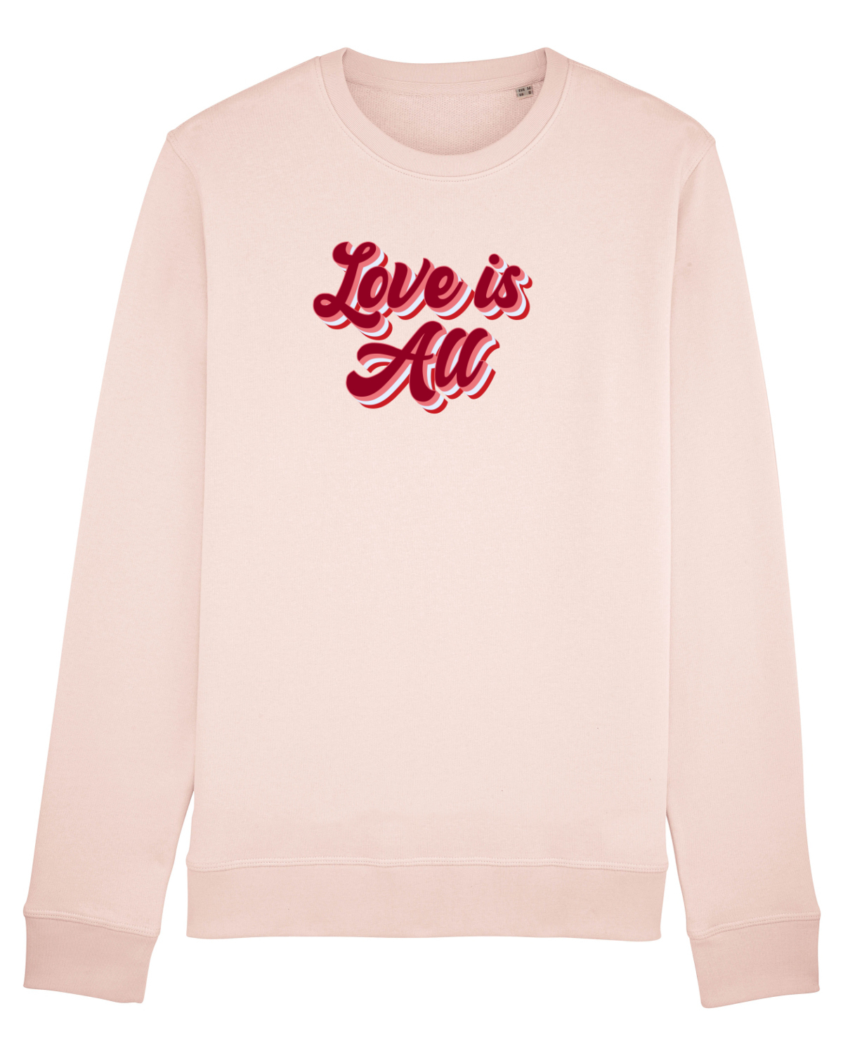 Bluză mânecă lungă Unisex Rise Candy Pink