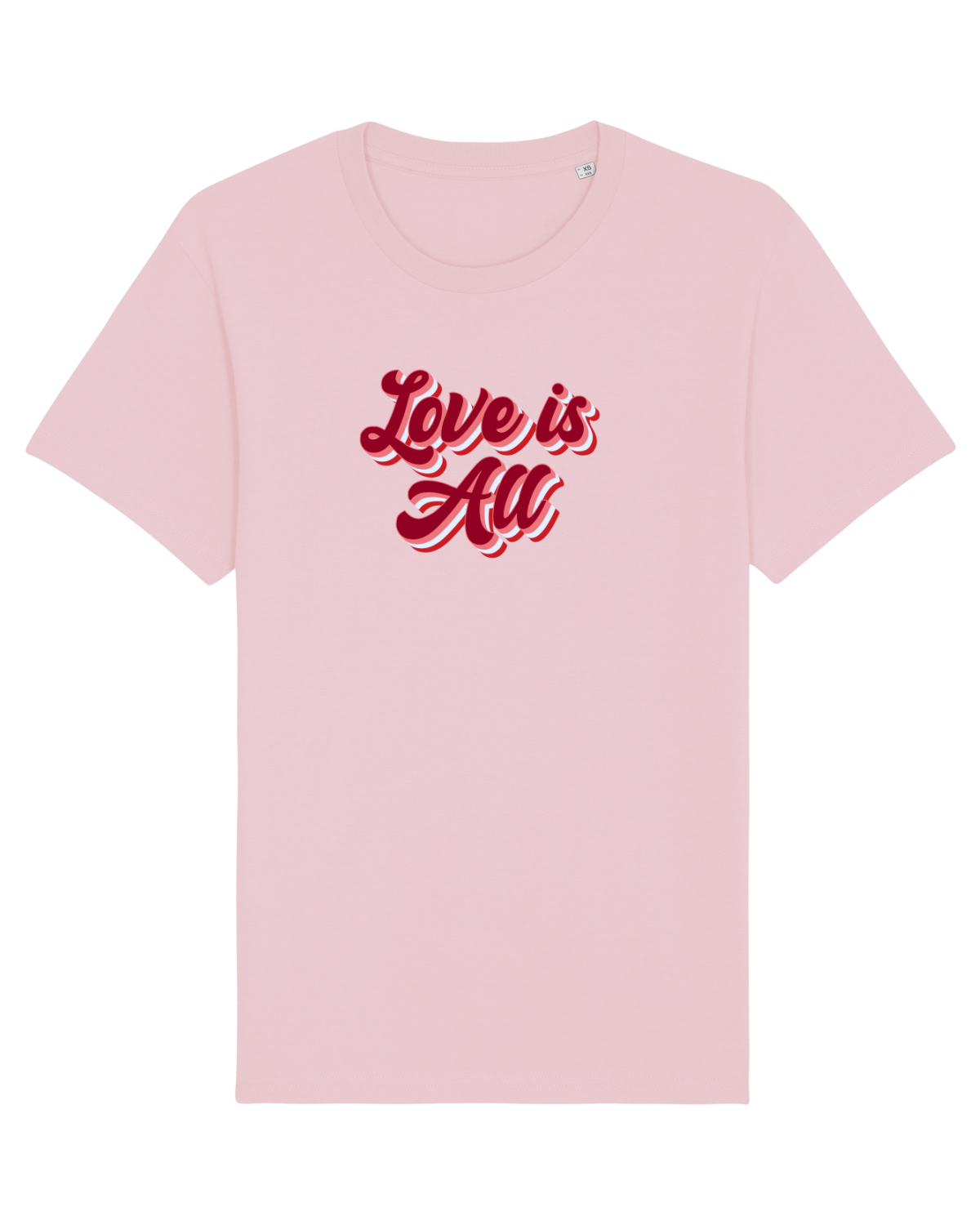 Tricou mânecă scurtă Unisex Rocker Cotton Pink