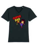 Super Dad  Tricou mânecă scurtă guler V Bărbat Presenter