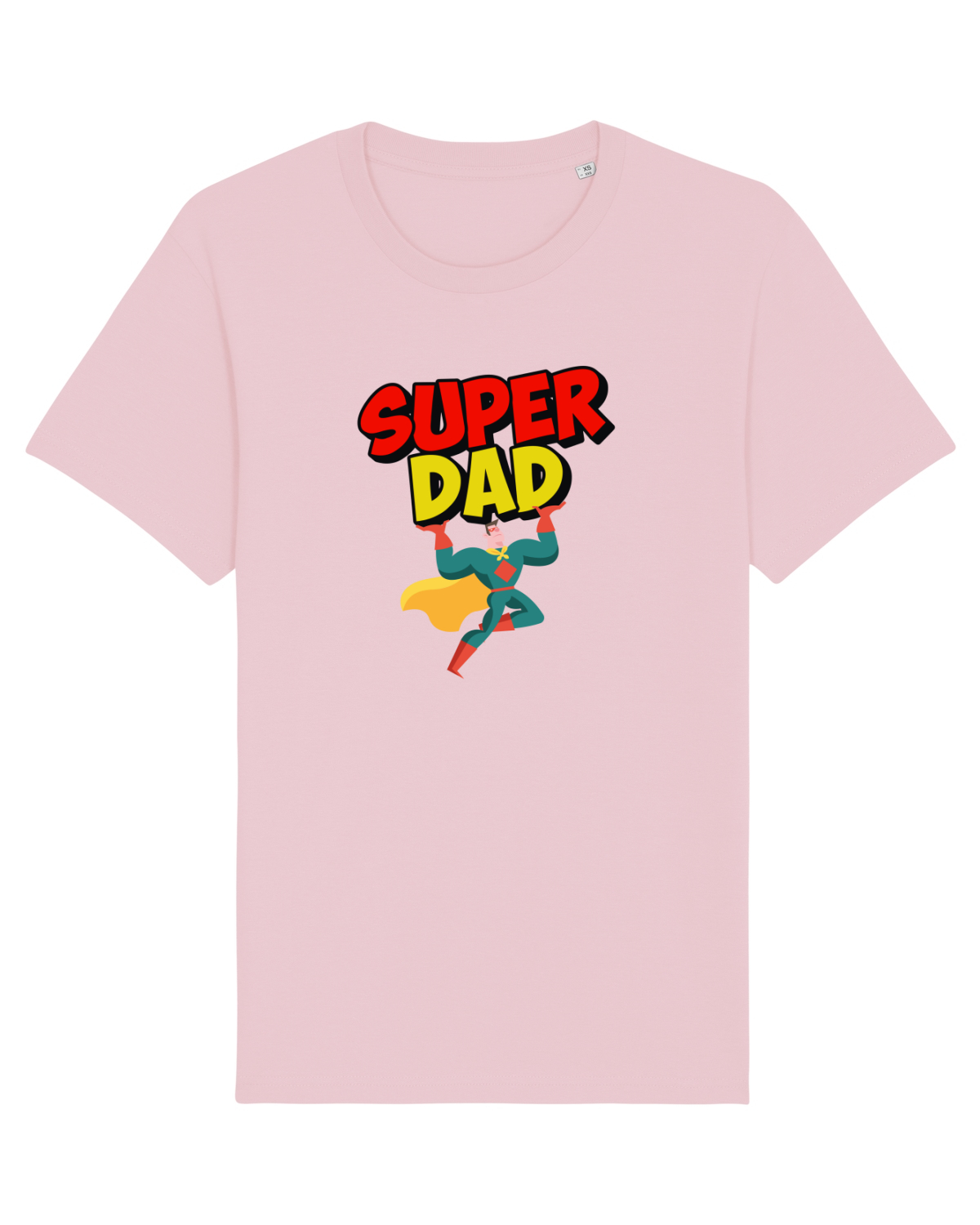 Tricou mânecă scurtă Unisex Rocker Cotton Pink