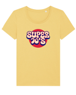 Super 70's Tricou mânecă scurtă guler larg fitted Damă Expresser