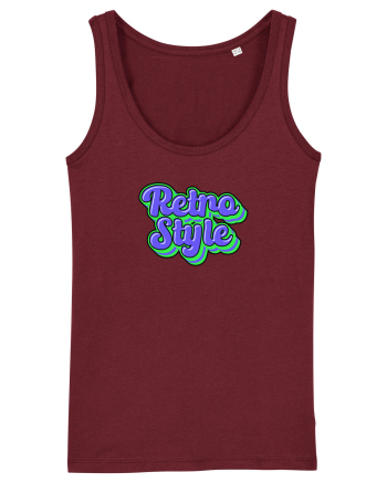 Retro style  Burgundy