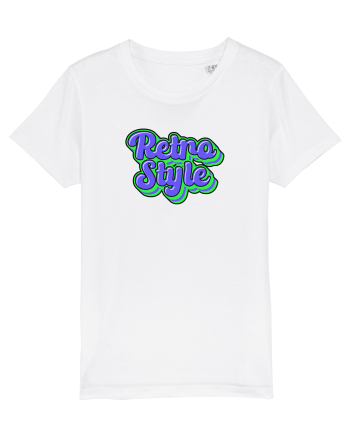 Retro style  White