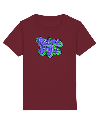 Retro style  Burgundy