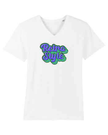 Retro style  White