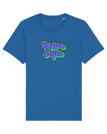Retro style  Royal Blue