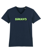 Groovy Tricou mânecă scurtă guler V Bărbat Presenter