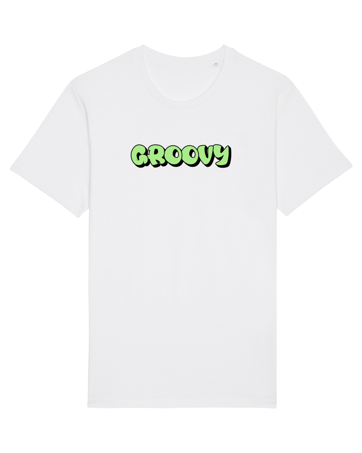 Tricou mânecă scurtă Unisex Rocker White