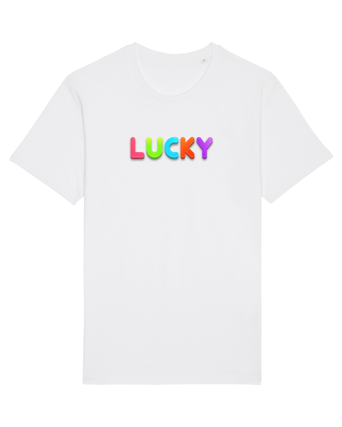 Tricou mânecă scurtă Unisex Rocker White