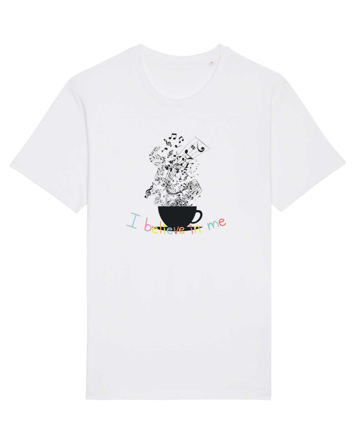 Tricou mânecă scurtă Unisex Rocker White