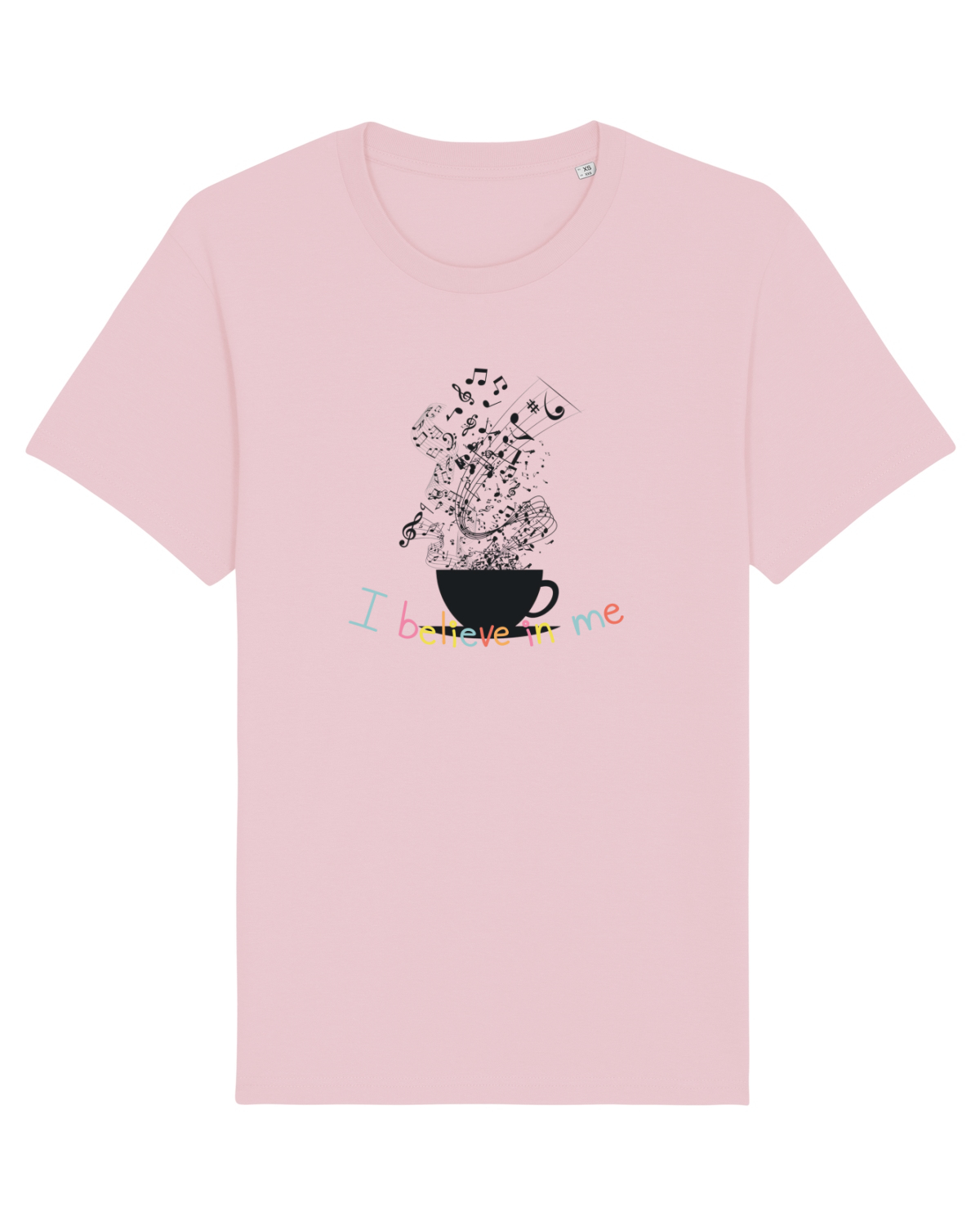 Tricou mânecă scurtă Unisex Rocker Cotton Pink