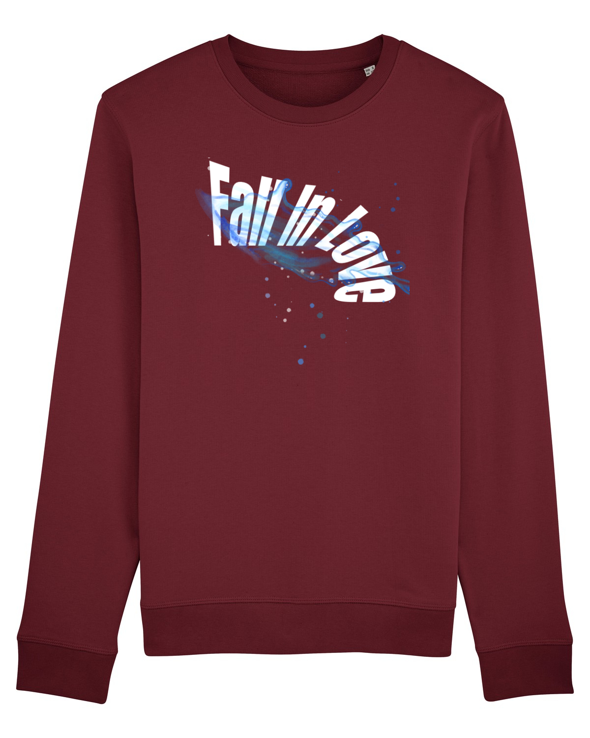Bluză mânecă lungă Unisex Rise Burgundy