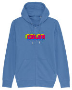 Color Hanorac cu fermoar Unisex Connector