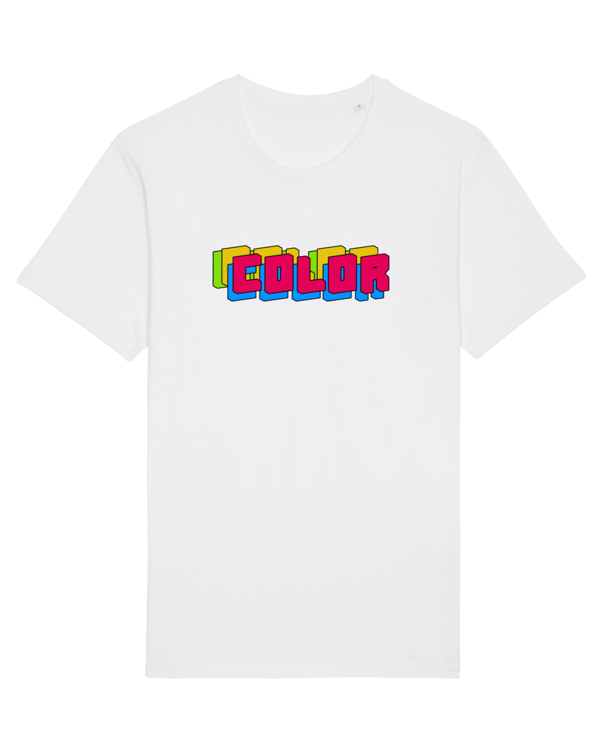 Tricou mânecă scurtă Unisex Rocker White
