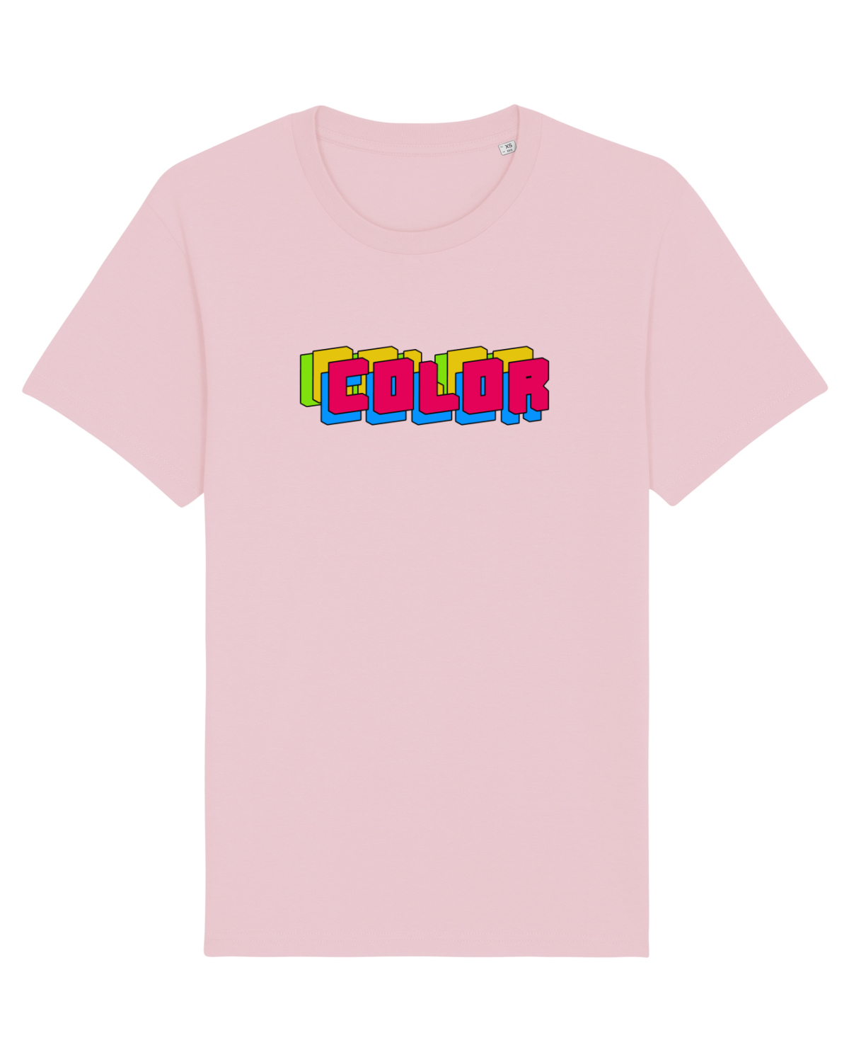 Tricou mânecă scurtă Unisex Rocker Cotton Pink
