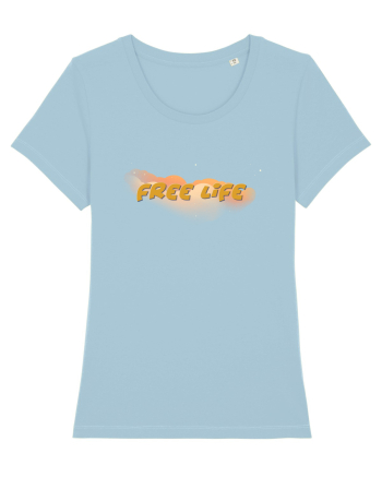 Free life  Sky Blue