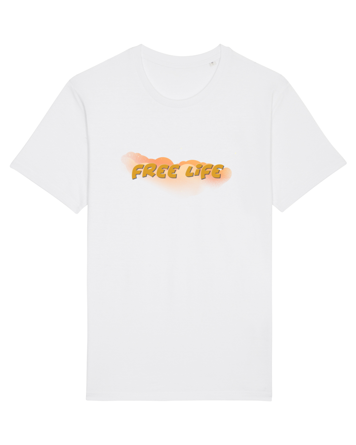 Tricou mânecă scurtă Unisex Rocker White