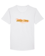 Free life  Tricou mânecă scurtă guler larg Bărbat Skater