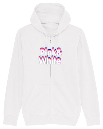 Pink& white  White