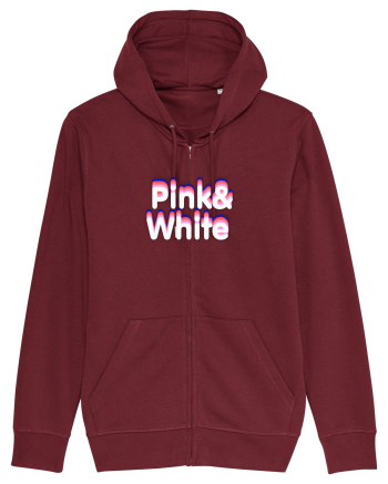 Pink& white  Burgundy