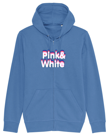 Pink& white  Bright Blue