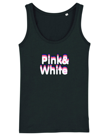 Pink& white  Black