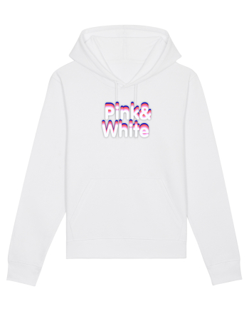 Pink& white  White