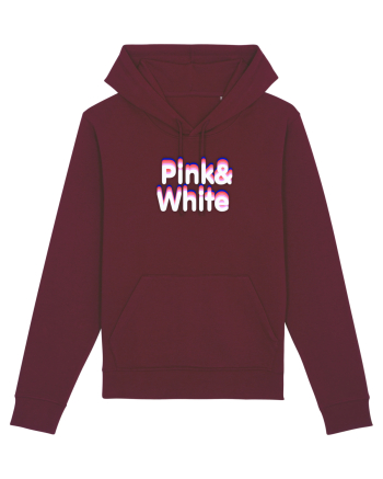 Pink& white  Burgundy
