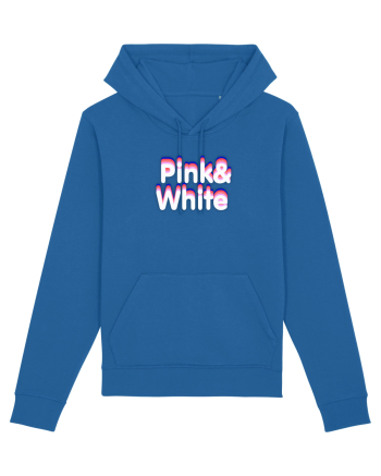 Pink& white  Royal Blue
