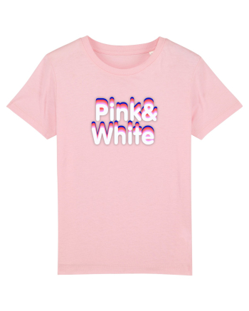 Pink& white  Cotton Pink