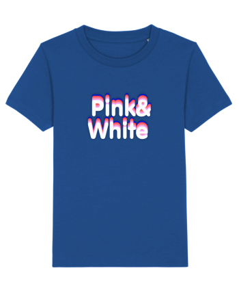 Pink& white  Majorelle Blue