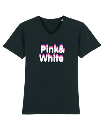 Pink& white  Black