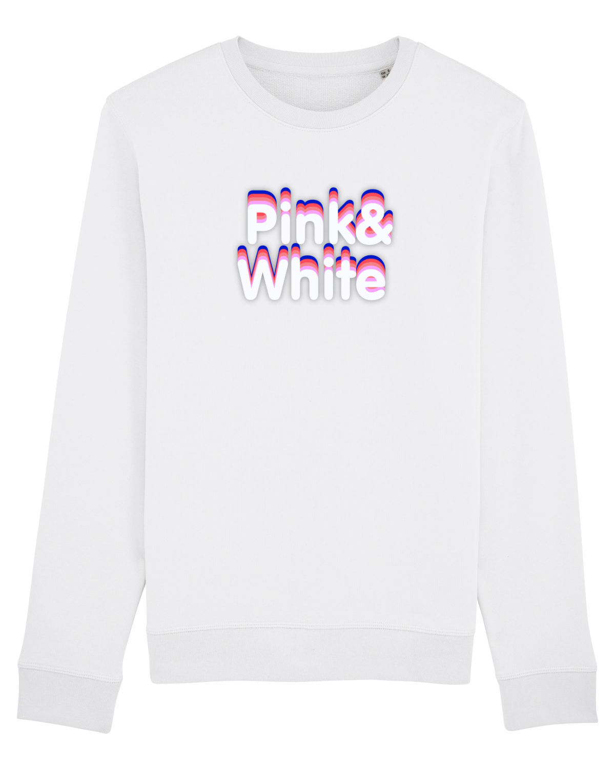 Bluză mânecă lungă Unisex Rise White