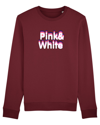 Pink& white  Burgundy