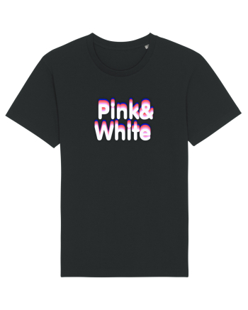 Pink& white  Black
