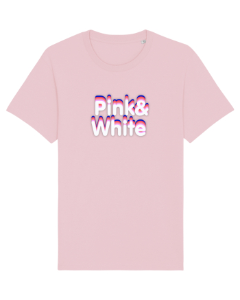 Pink& white  Cotton Pink