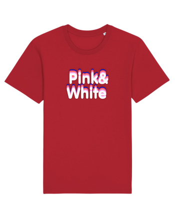 Pink& white  Red