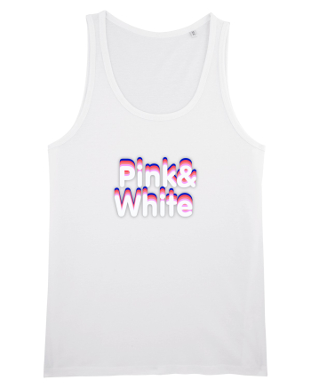 Pink& white  White
