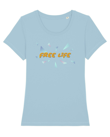 Free life  Sky Blue