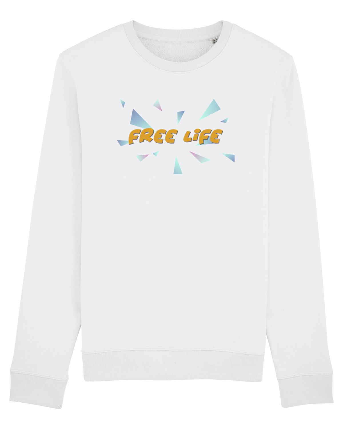 Bluză mânecă lungă Unisex Rise White