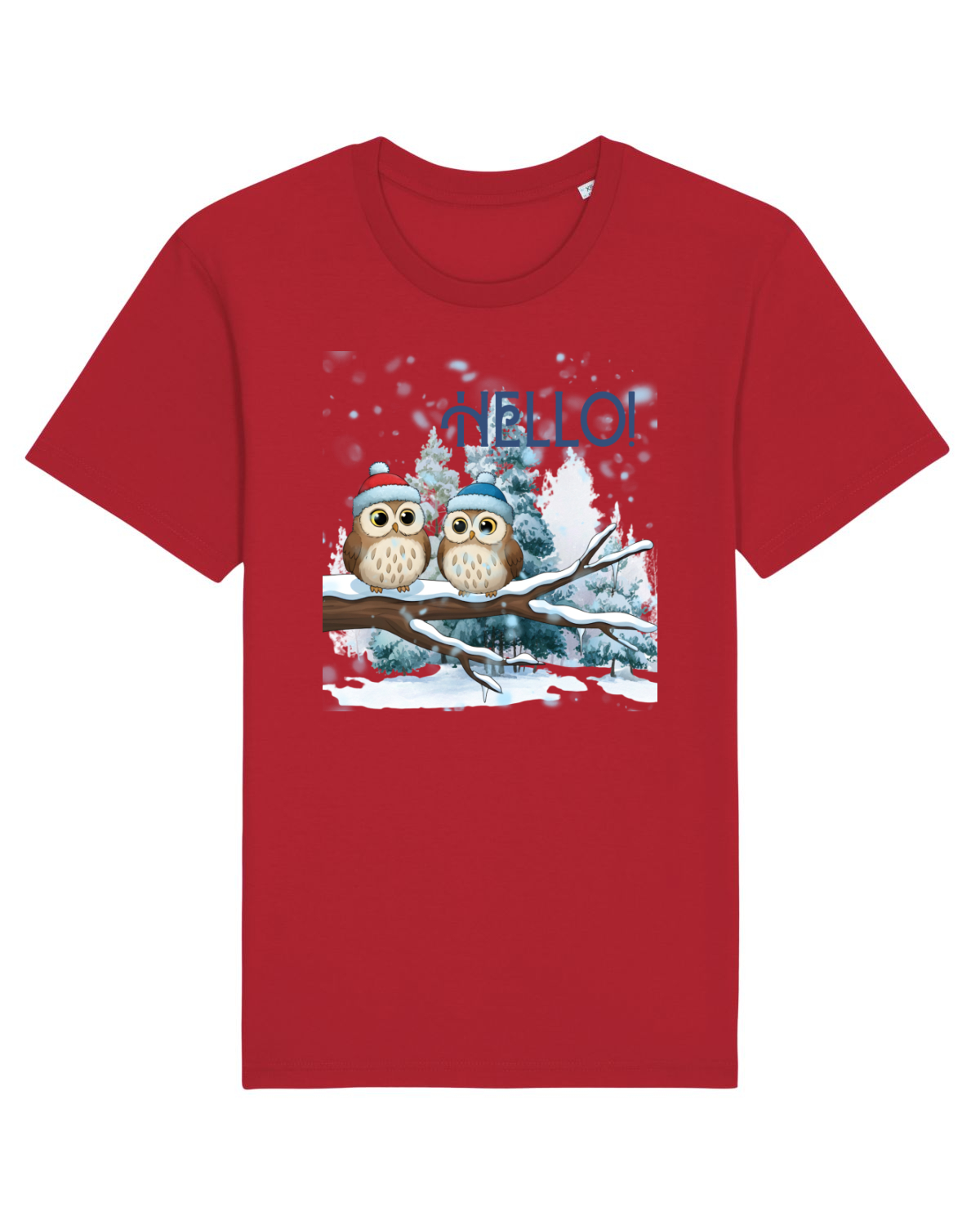 Tricou mânecă scurtă Unisex Rocker Red