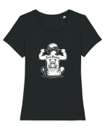 Love Mommy Tricou mânecă scurtă guler larg fitted Damă Expresser
