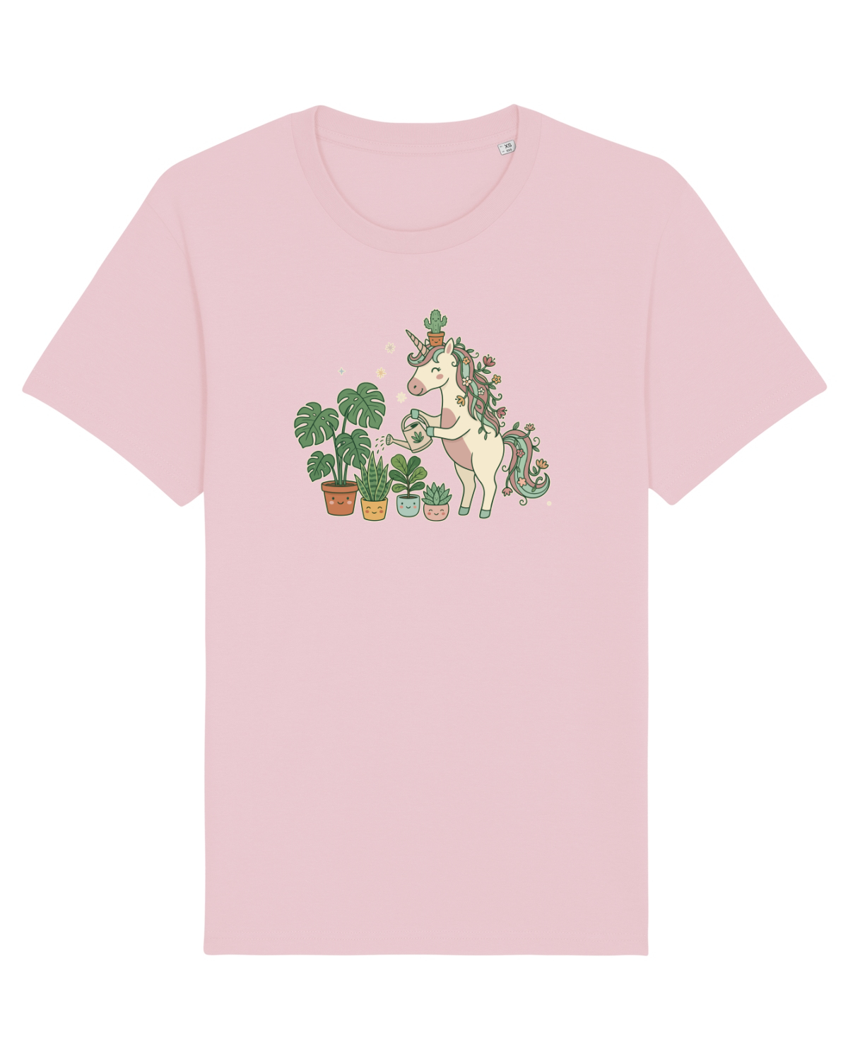 Tricou mânecă scurtă Unisex Rocker Cotton Pink