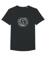 Hooligans Vintage Tricou mânecă scurtă guler larg Bărbat Skater